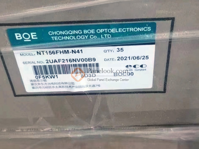 Ecran LCD BOE NV156FHM-N41 15.6 Pouces - écran D'ordinateur Portable Neuf, Connecteur 30 Pins