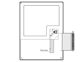 KOE 3.5" TN LCM 240×320 400nits TMR 262K WLED TTL 50pins
