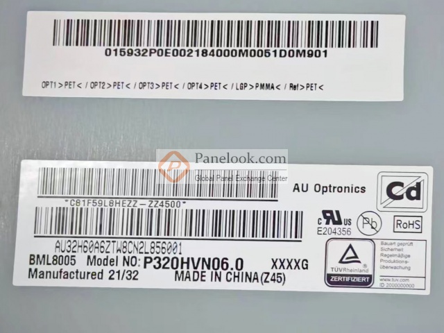 AUO P320HVN06.0 Overview - Panelook.com
