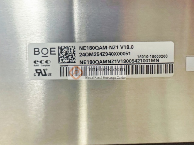 BOE NE180QAM-NZ1 Overview - Panelook.com