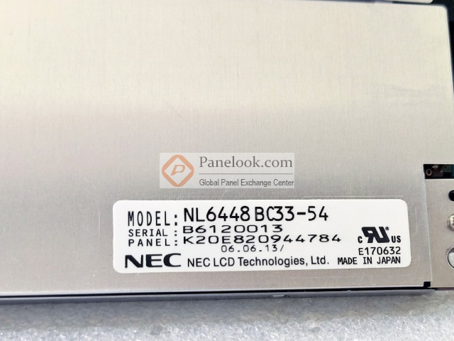 NEC NL6448BC33-54 Overview - Panelook.com