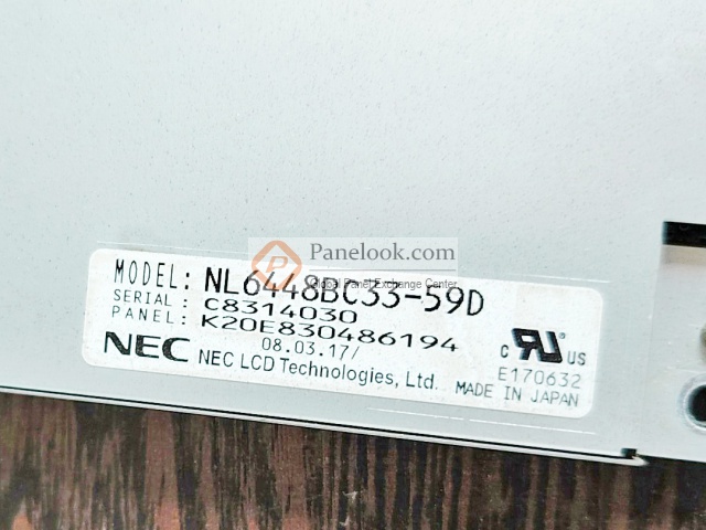 NEC NL6448BC33-59D Overview - Panelook.com