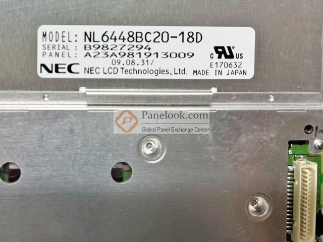 MBページ NEC NL6448BC20-18D Overview - Panelook.com