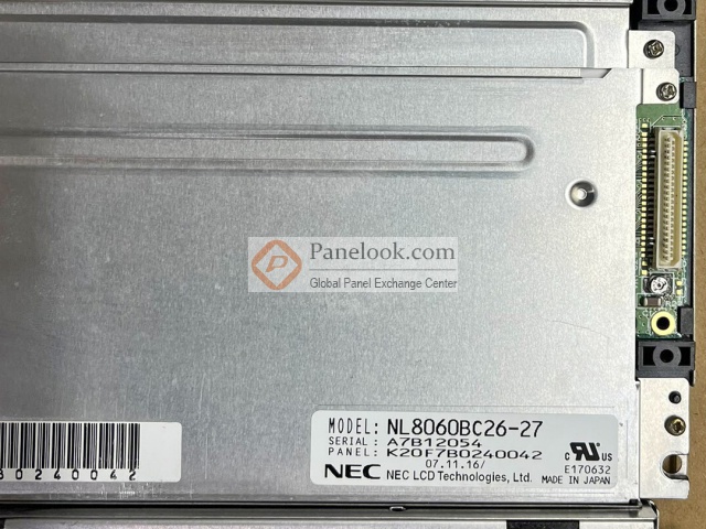 NEC NL8060BC26-27 Overview - Panelook.com