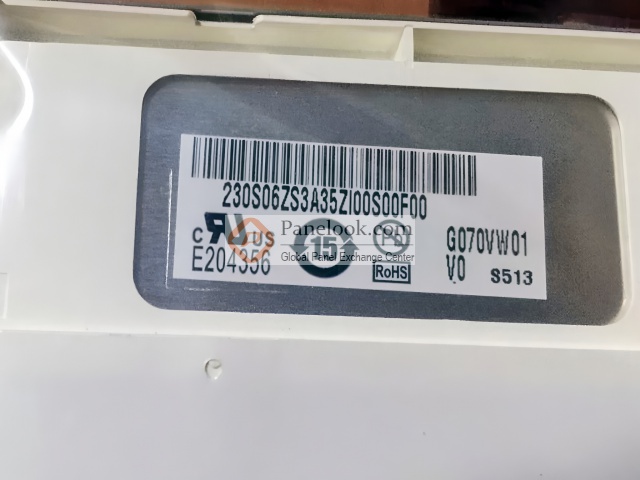 AUO G070VW01 V0 Stock 300 pcs - Panelook.com