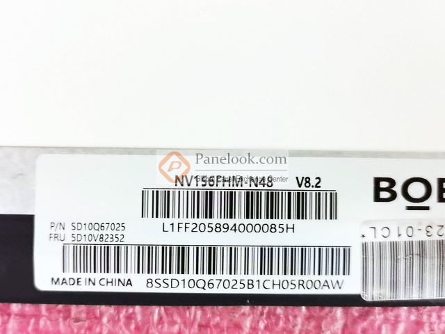 BOE NV156FHM-N48 V8.2 Stock 300 pcs - Panelook.com