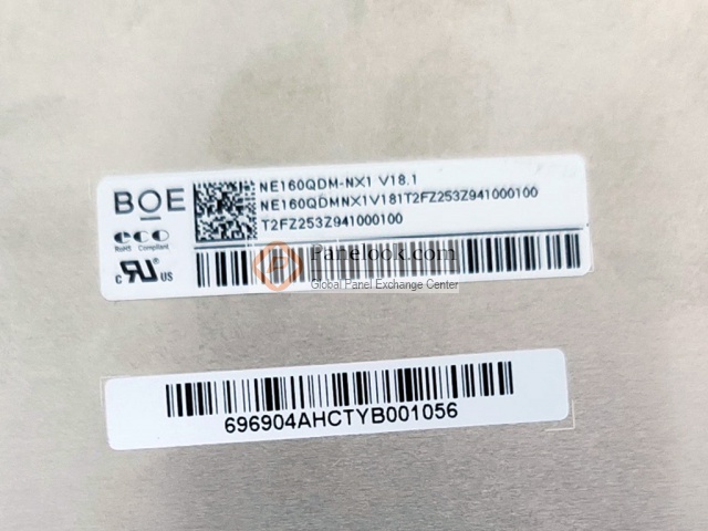BOE NE160QDM-NX1 Overview - Panelook.com
