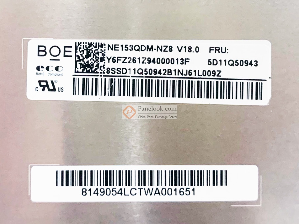 Nz8 Chassis/code BOE NE153QDM-NZ8 Overview - Panelook.com