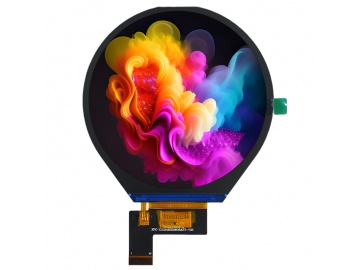 3.4-inch Round LCD Module 800x800 IPS MIPI Interface Display Screen for Automotive/Industrial Smart Meter Instrument Cluster