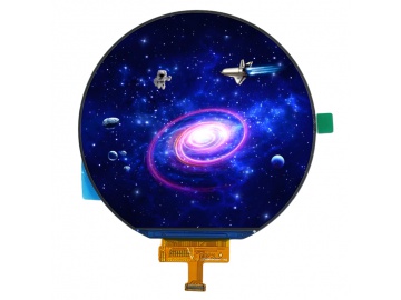 3.6" Round LCD Screen 544 * 506 IPS Full View LVDS Interface Intelligent Instrument TFT Display Module