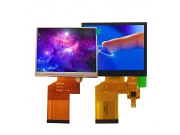 3.5" IPS TFT LCD 320x240 SPI/RGB Dual-IF - Industrial Touch Module for HMIs & Medical Devices