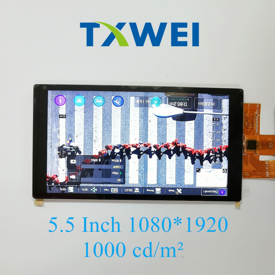 TXW550040N0CTP 5.5 inch 1080*1920 touch LCD display 1200cd/m2 high