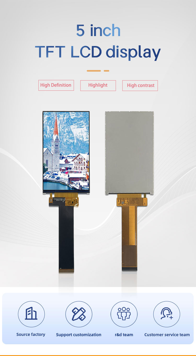 TXW500190B0 5 inch 1200 * 1920 LCD display screen, 40 pins MIPI BIT