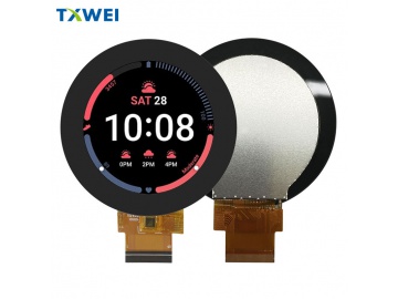 2.1 inch 480*480 HD IPS TFT LCD display round display with CTP, 40pins RGB 18bit, home appliance display smart switch display remote control display instrument display IC(ST7701S)