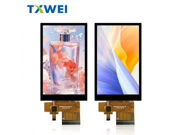 3.97 inch 480*800 TFT capacitive touch LCD, 45 pins RGB 300 cd/m2
