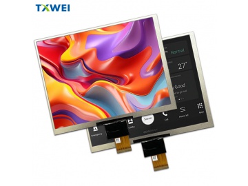 8 inch1024*768 TFT LCD display, 350nits, 40 pins, LVDS