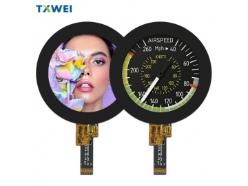 1.6-inch 400*400 high-definition circular display screen ST77903 intelligent electrical instrument panel automotive intelligent display MIPI/RGB/QSPI interface