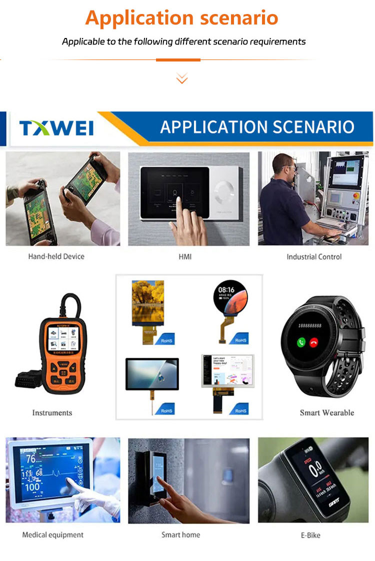 Tw1 Interactive Screen On 600 Riser TXW160011B0-DL 1.6-inch 400 * 400 high-definition circular display ...