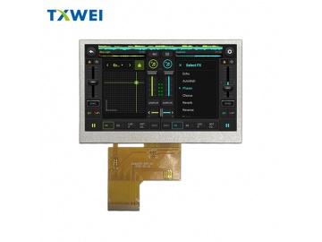 4.3-inch LCD display 480*272 music effector display RGB interface medical display LCD module