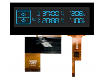 3.9 inch with CTP 480X128 600nits 24-bit RGB interface ST7282+GT5663 40pins