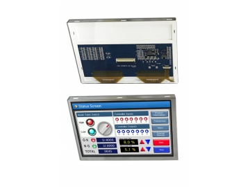 5.7 inch, 640*480, 1000nits, 40pins, 18-bit RGB, HX8250-A01*2+HX8678A