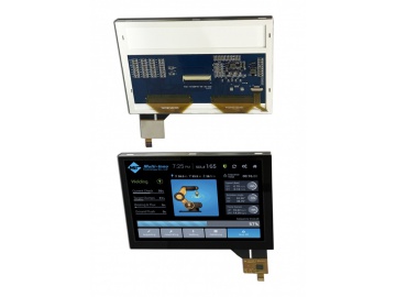 5.7 inch with CTP, 640*480, 590nits, 40pins, 18-bit RGB, HX8250-A01*2+HX8678A+FT5426