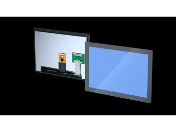 10.1-inch LCD touch display module 800*480 900 brightness multi-touch 30PINS LVDS High-Brightness Industrial Control Touch LCD Module