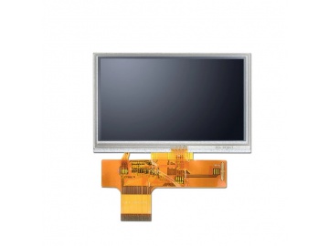 4.3 inches, 480 * 272, 1000nits, RGB888, ST7257, 20pins, -30~+85 ℃ ultra wide temperature range