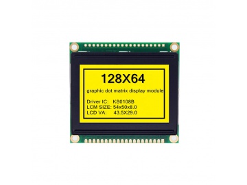 TJDM12864I 1.8inch LCM 128*64, LCD 