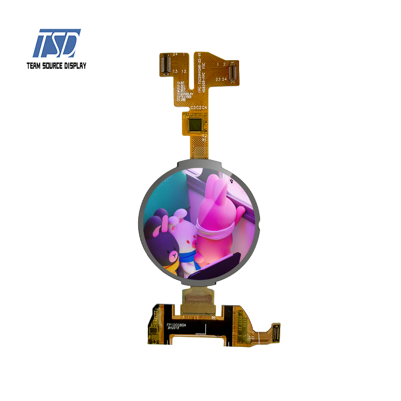TSO014WGHR-02C 1.4 Inch 454*454 Resolution with touch round Lcd Screen ...