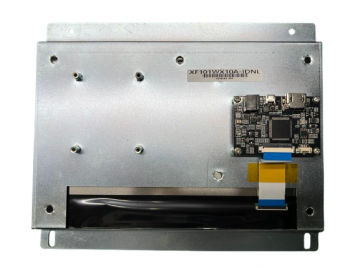 10.1 inches IPS TFT, 1280xRGBx800, 350nits, 40pins, LVDS I/F, with HDMI board, optional CTP touch panel, landscape type, LCD module, 16.7M