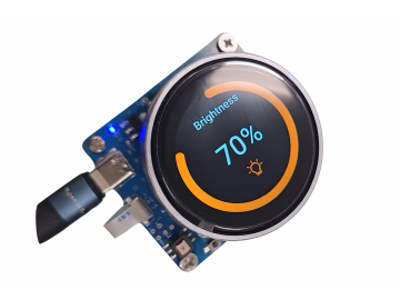 250nits, 1.28" IPS display, 32-bit Internet SOC, eFLASH 64M; PSRAM 16M; RAM 64K