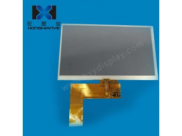 6.9 inch TFT LCD screen 250 brightness 800*480 resolution RGB40PIN with resistive/ capacitive touch LCD screen Horizontal screen LCD display Human interface touch screen