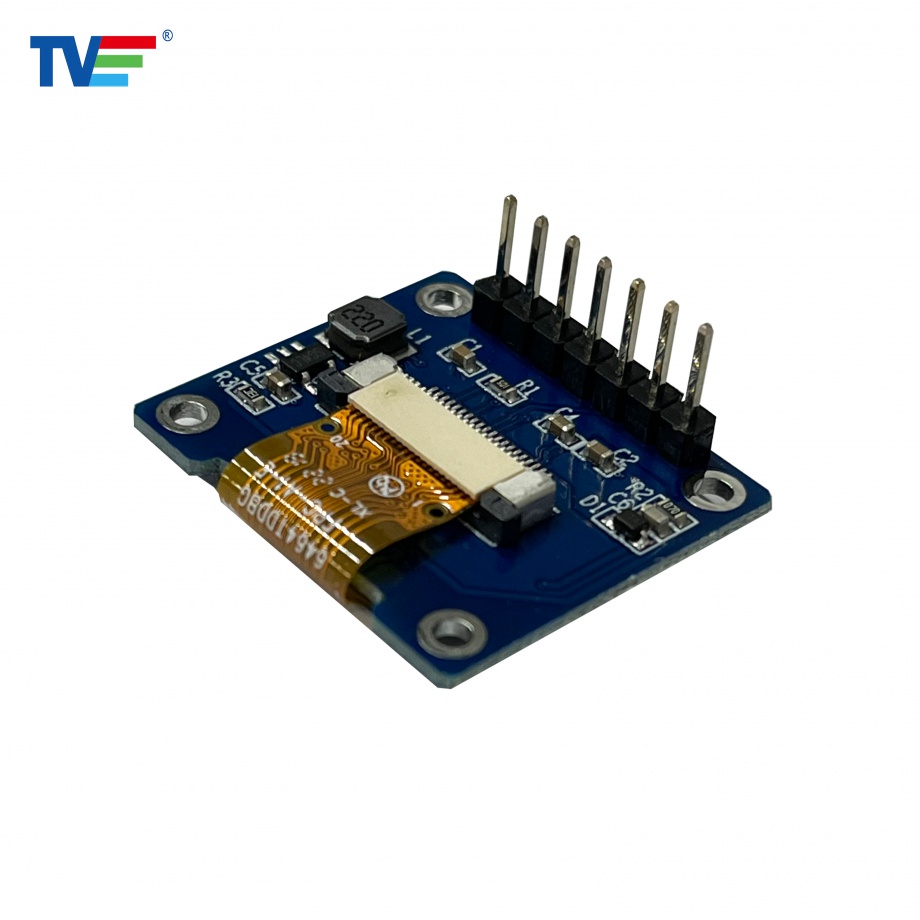 TVO6464A3-F-PCB; 0.6 inch 64*64 IPS PMOLED with PCB controller board ...
