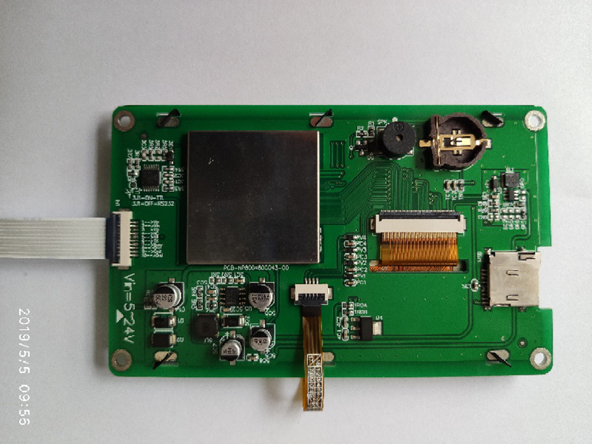 XMA480272C043 4.3inch resistance touch serial port display module