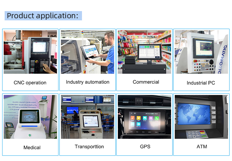 Greentouch Frame Touchwo 10.1 10.4 Inch Industrial LCD Capacitive Open ...