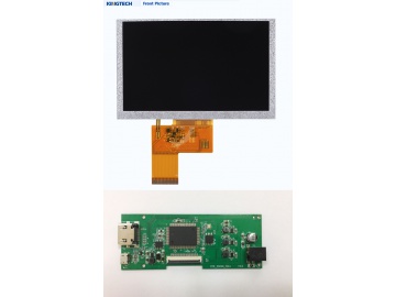 PV0502LZR40D-convert board 5inch convert board, 800x480, 500nits, HDMI ...
