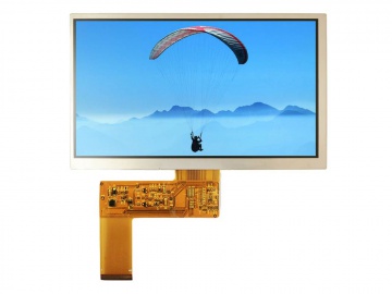 7 inch High Brightness TFT Module 800*480 700nit 40PINS TTL, 262K color, without touch, Wide Temperature