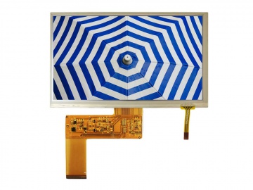 7 inch High Brightness RTP TFT Module 800*480 550nit 40PINS TTL, 262K color, Wide Temperature