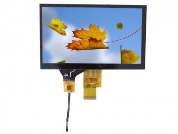 7 inch PCAP TFT Module 1024*600 420nit 40PINS LVDS, 16.7 color, Wide Temperature