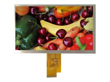 7" Higt Brightness Sunlight Readable IPS TFT Display Module 1024x600 1100nits LVDS