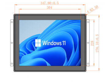 15-inch capacitive touch screen, Android industrial control all-in-one machine, embedded temperature and pressure anti-interference capacitive touch panel display, 1024*768, 600cd/m&sup2;