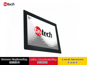 faytech 8inch Capacitive Touch Kit Optically bonded 1024×768, 10 refers to touch function, USB-Touch connection, LVDS Interface, Windows /Android/Linux/mac supported
