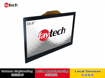 faytech 15.6inch Capacitive Touch Kit Optically bonded, 1920x1080, 10 refers to touch function, USB-Touch connection, LVDS Interface, Windows /Android/Linux/mac supported