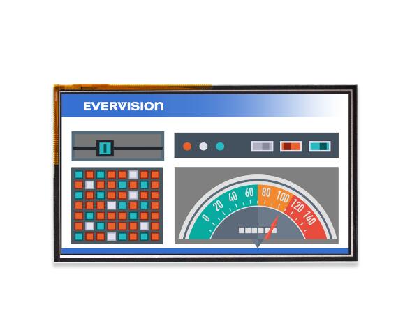 VGG191005-B EVERVISION 15.6 INCH TFT LCD DISPLAY AAS 1920*1080 LVDS ...