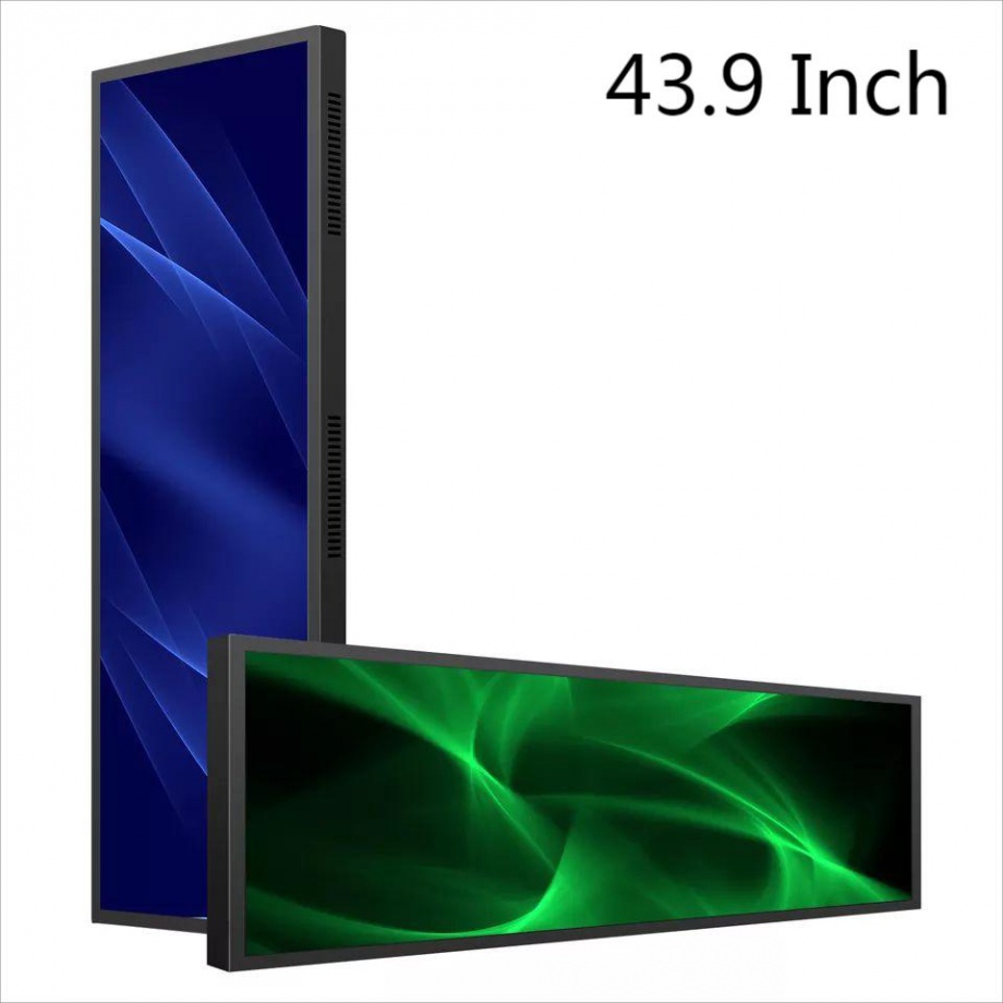YFHD439QSM01 43.9 inch cutting bar Stretched Bar LCD display, 1920x360