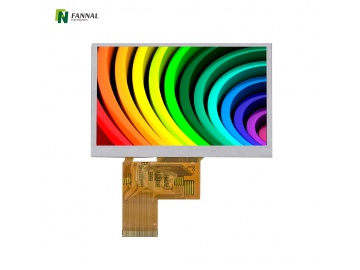 4.3-inch Industrial TFT LCD 480*272 Brightness 800cd/m2