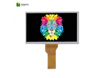 7-inch TFT LCD, 800*480, TN LCD, 450cd/m&sup2;, 50PINS, RGB
