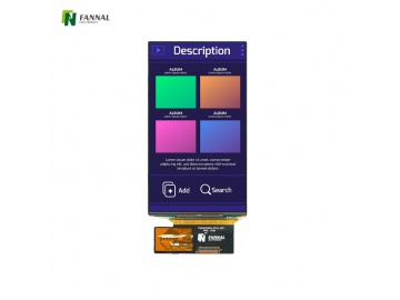 4.97-inch Industrial AMOLED Display 720*1280 350亮度 39PINS MIPI RM67295