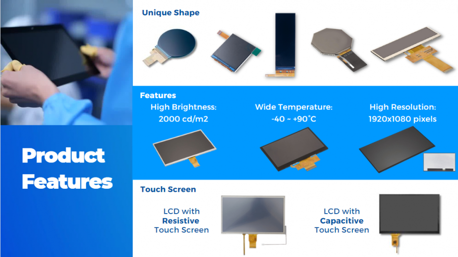 TOH175XRT-02CG 1.75-inch AMOLED, Round, on-cell touch, 466×466, MIPI ...